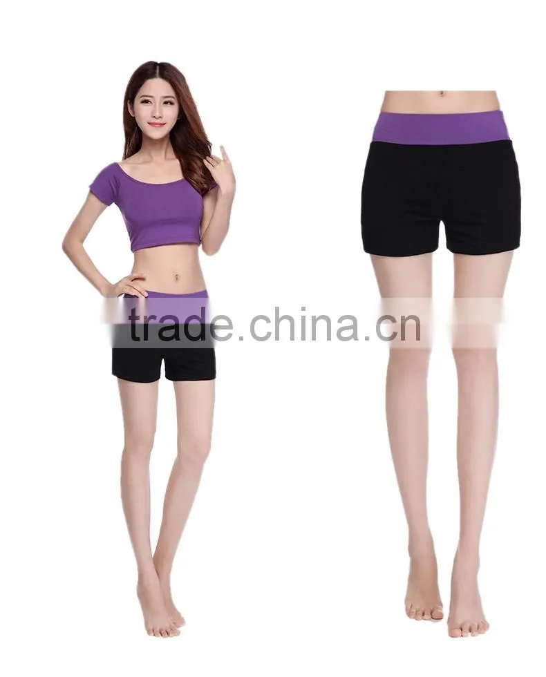 Custom Modal Fitness Yoga Shorts, Women Yoga Wear Wholesale