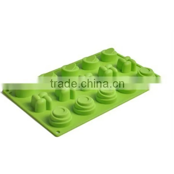 Pop mini jelly silicone ice cream mold&silicone ice cube tray for different shapes