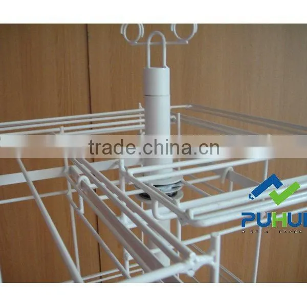 space saving four sides floor cups display stand for USA market