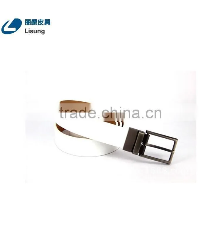 Fashion Brand Genuine Men's Leather Reversible Belt