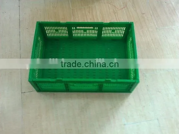 2016 PP Good quality hot sale plastic foldable crate for apples and orange and all kinds fruits