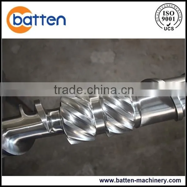 bimetallic/nitride 38CrMoAla single screw plastic machine screw and barrel