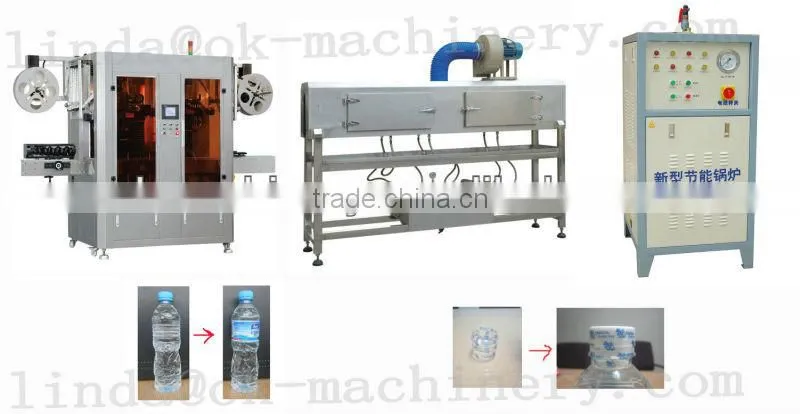 PVC label sleeve shrink machinery