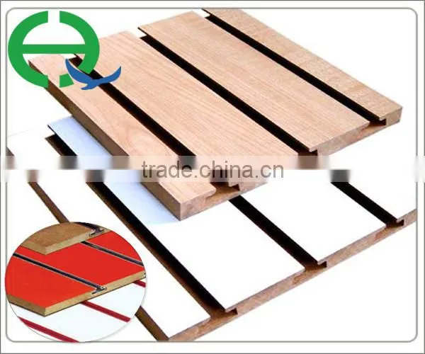 hot sale melamine slatwall/slot mdf board