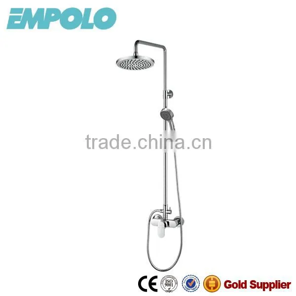 Contemporary Chrome Finishing Exposed Rain Shower Set 11 4601