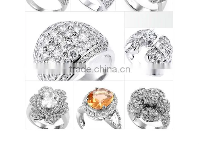 Wholesale price fashion jewelry sterling silver wedding ring for women