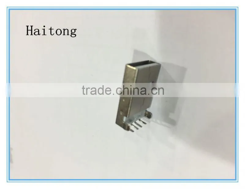 Hot seling electrical USB 2.0 a type connector 90 degree us socket