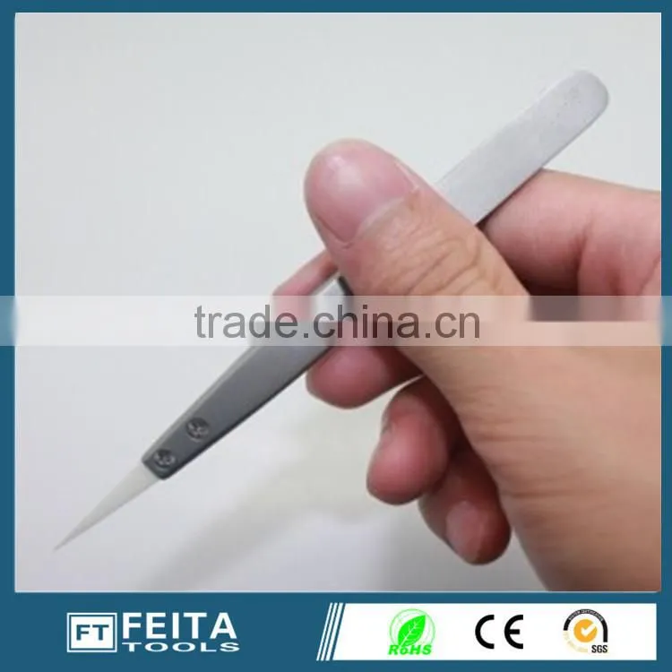 popular Ceramic replaceable tips tweezers /Ceramic replaceable tips dongguan suppliers