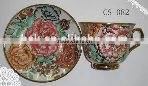 Ceramic material and eco-friendly bulk China tea cup and saucer