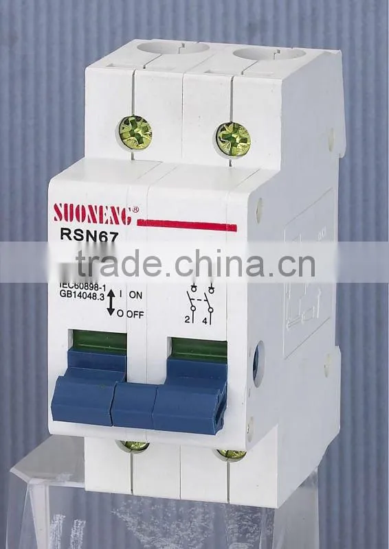 isolater switch with 1P 2P 3P 4P