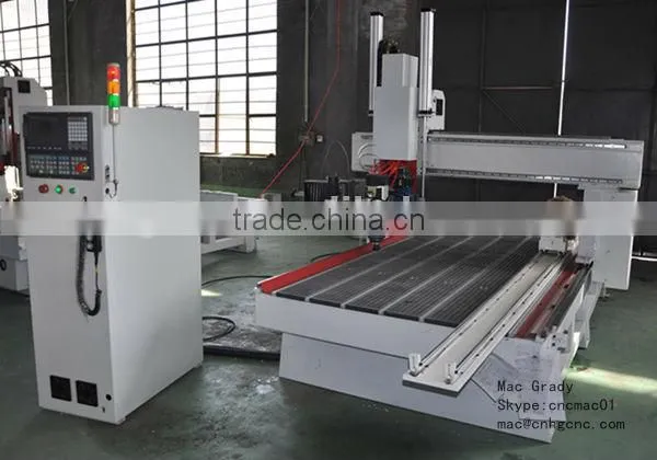 Disk type 8 position auto tool change with rotary axis wood cnc router