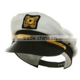 High Quality Navy Captain Sailor Hat With Stock