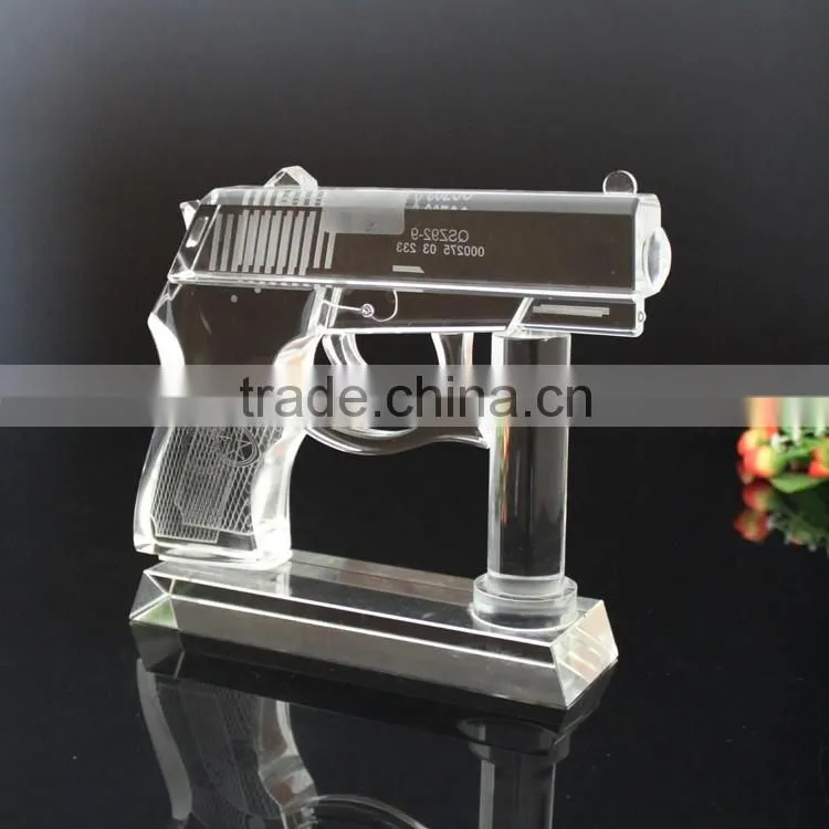 new design 2016 glass crystal gun model