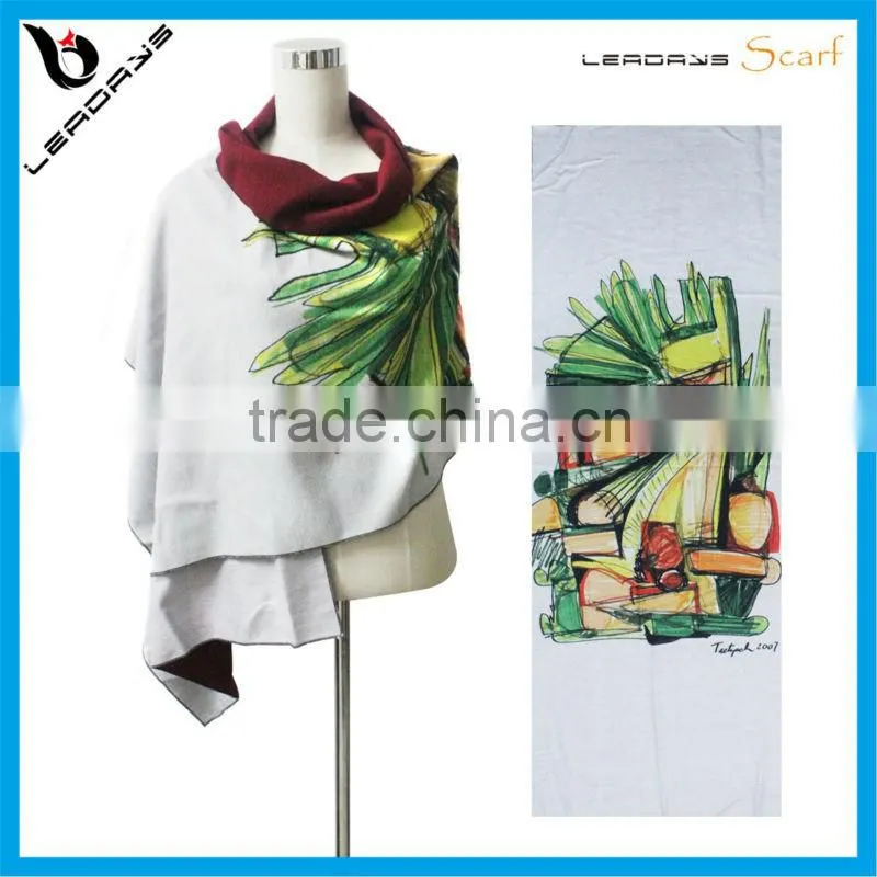 brand name fashion stripe 2015 wool scarf