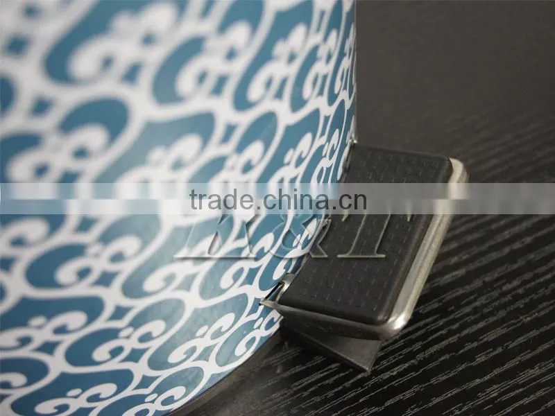 decorative design stainless steel garbage can