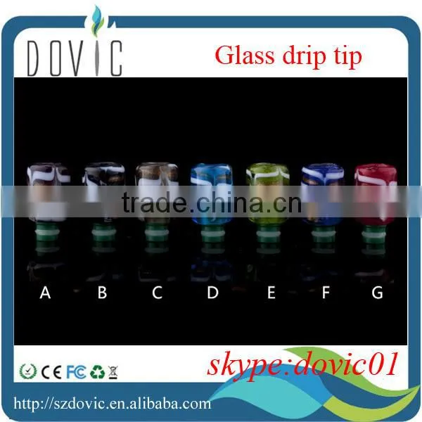 Factory price glass drip tip with high quality