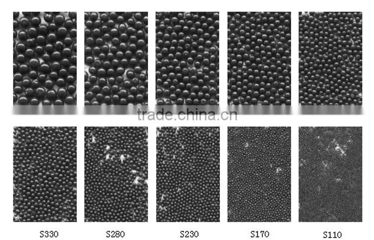 Cast steel shot in Abrasives/Cast/Forged For Shot Blasting/S170/S230/S330/S390/S460/S550