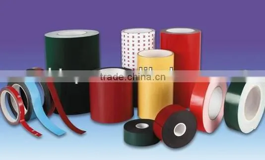 1.0mm Double-sided PE Foam Tape with red /green film