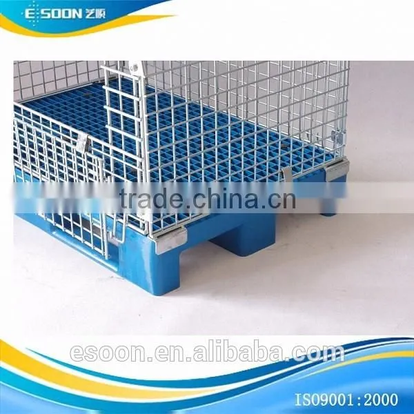 sheet metal pallet container
