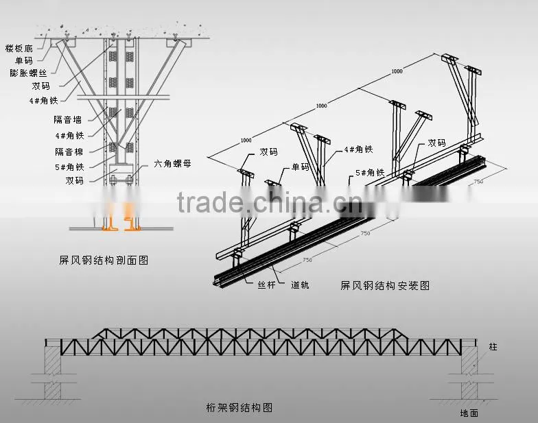 Best Choice SGS/CE Environmental Friendly Sound Asorption Acoustic Movable Partitions For Office
