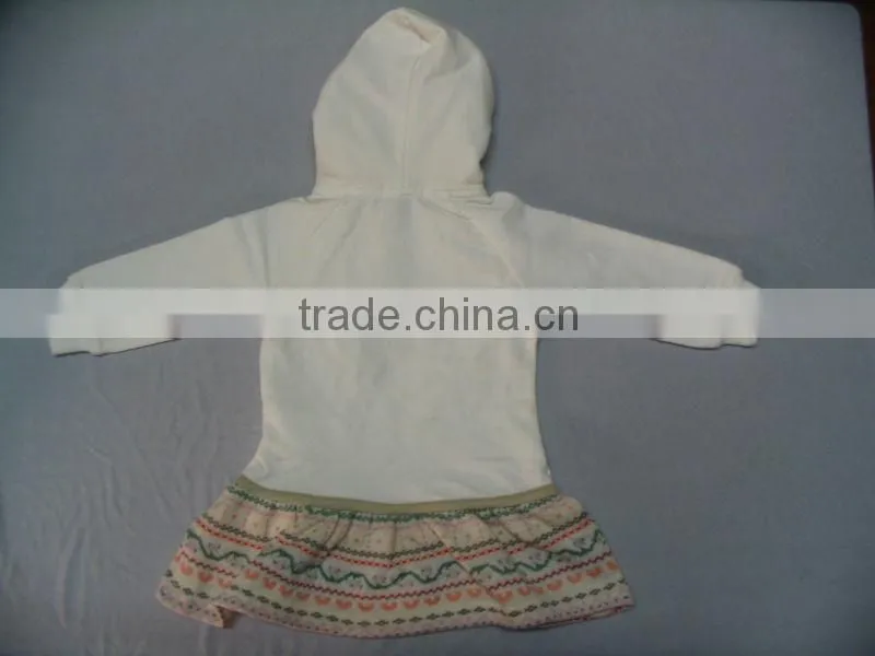 Hot!Pure White Girls Dress for Winter Baby Dress