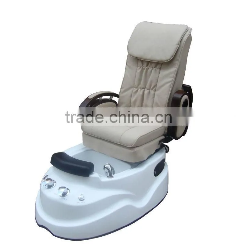 becautiful green pipeless pedicure spa chair with free stool