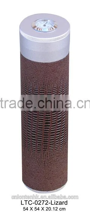 promotion leather travel cigar humidor cigar tube smoking gift set wholsale