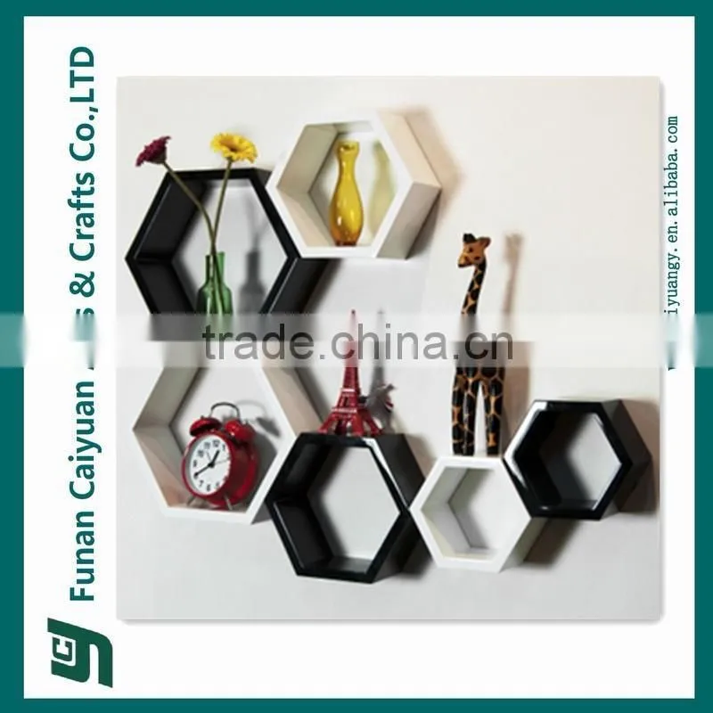 2014 hot sale wooden customized antique mini MDF decorative wall shelf