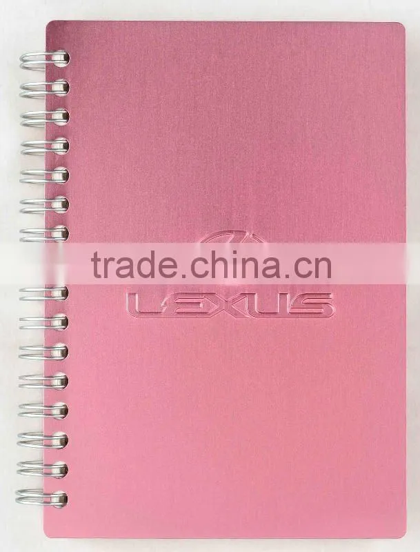 Promotional pocket aluminium notepad with pen