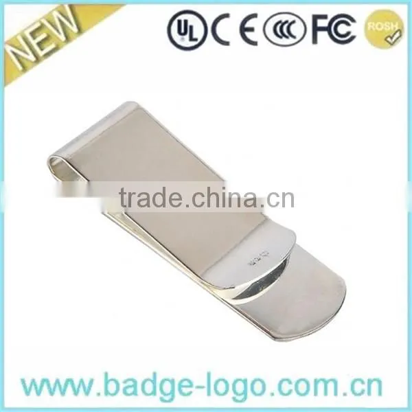 blank novelty cheap stainless steel money clip