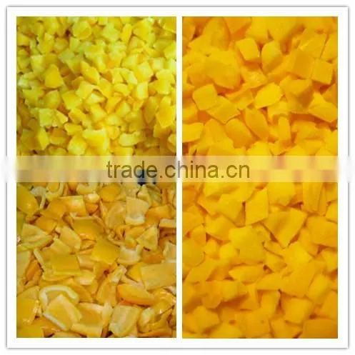 IQF Yellow Pepper Diced with good quality for sale