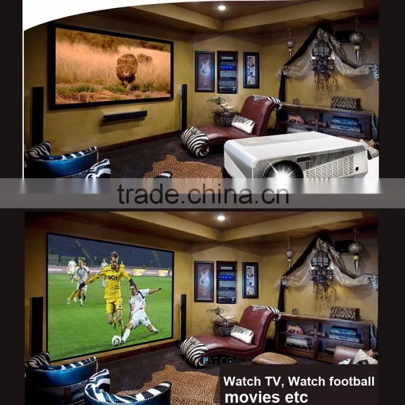 Full HD LED86+ Projector Daytime LCD 3D 160W 2800lumens LED Lamp Enjoy Home Cinema Smart phone projector wifi android projector