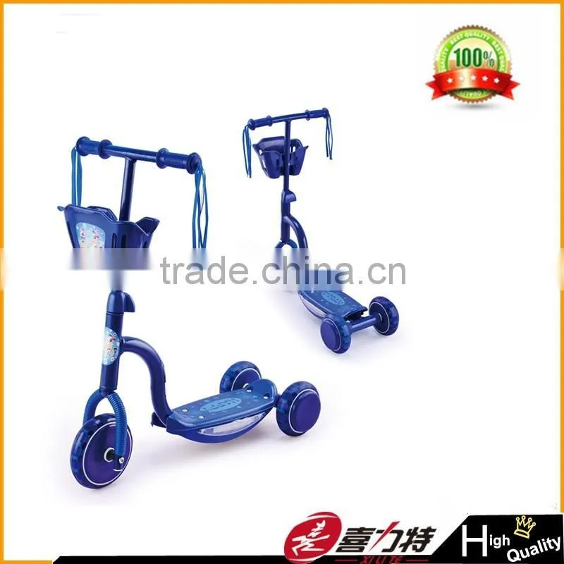 Three wheels kids scooter