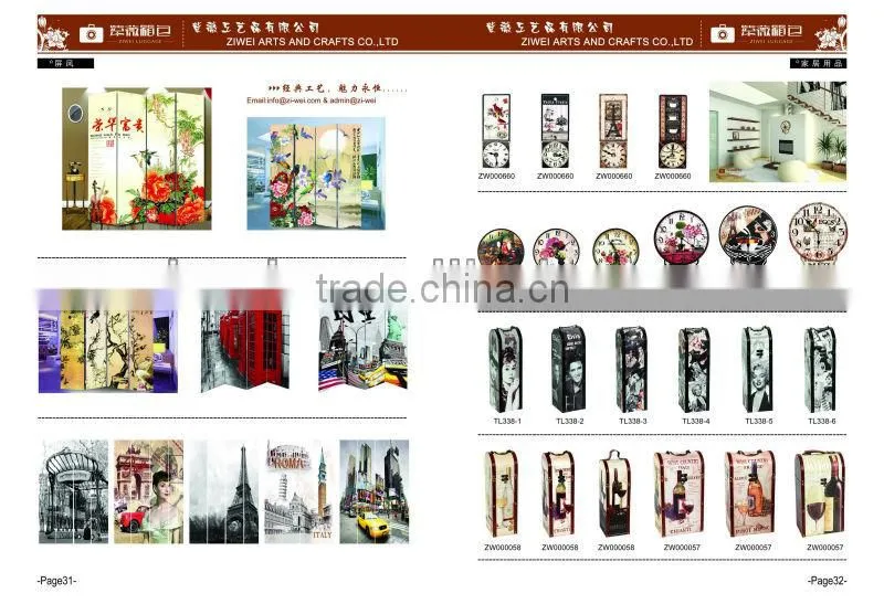 2014 new design MDF canvas box on stock catalog