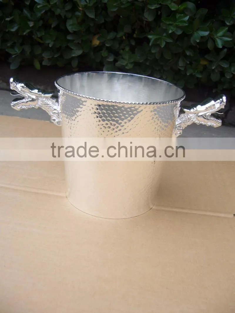 gold plated champagne bucket silver ice chiller silver champagne bucket cooler for bar stainless wine bucket
