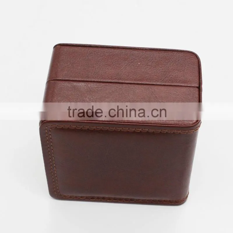 fine pu leather watch box delicate watch case