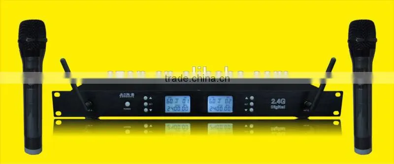 2.4G digital wireless microphone For KTV and conference speech microphone