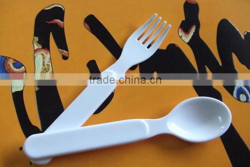 PP Plastic fork and spoon