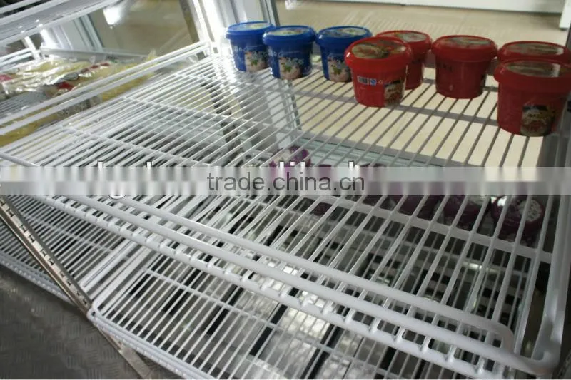 PU insulated glass door display freezer room for supermarket use