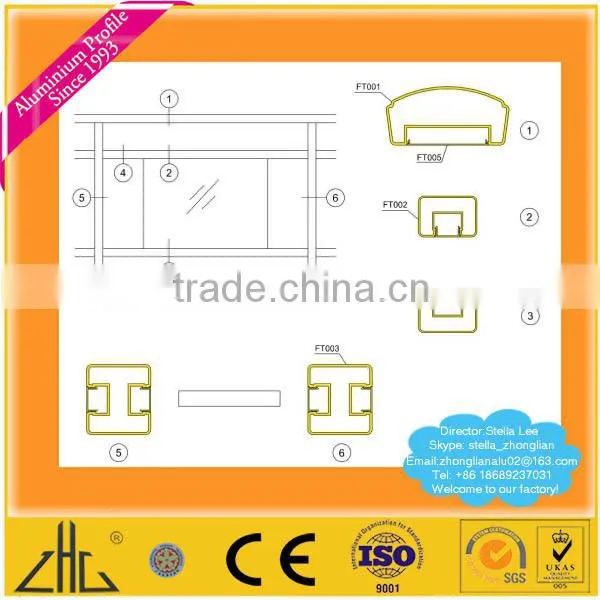 Wow!! Aluminium profile rabbit cage/roof top tent aluminium frame profile manufacturer/timber wood aluminium prices metal fences