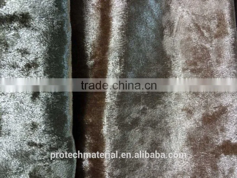 100% polyester sofa fabric ice velvet