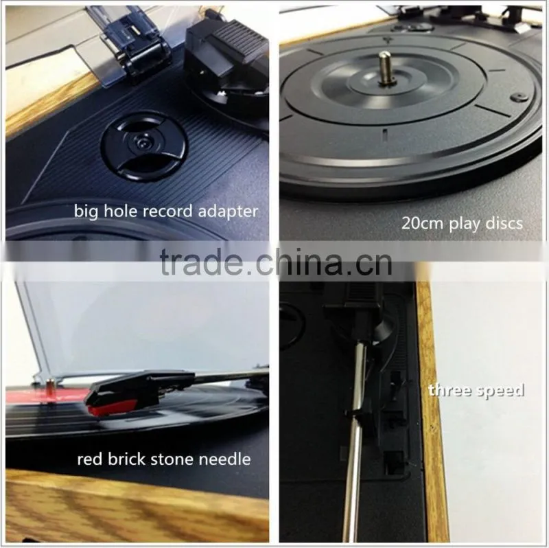 Rain Lane Multiple USB SD cassette record and player analog vinyl records player