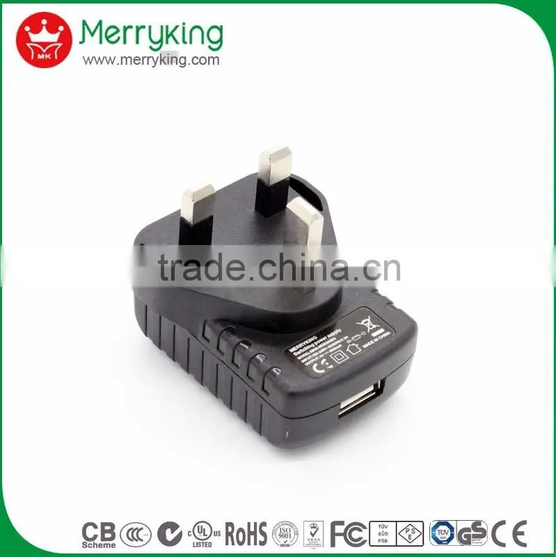 high speed ac dc 5v 1a australia usb charger adapter with SAA certification