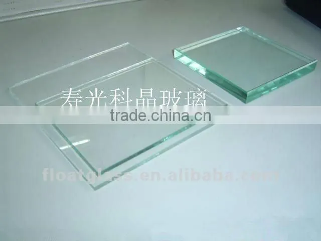 2.0mm Clear cut glass customized transparent sheet glass edge of glass