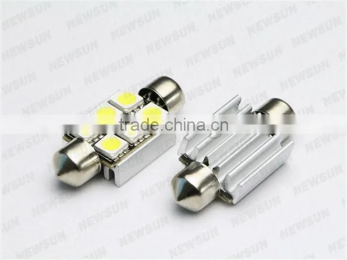 100% Manufacturer C5W CANBUS Led festoon dome light 12-14V 31MM/36MM/39MM/42MM universal car interior lamps