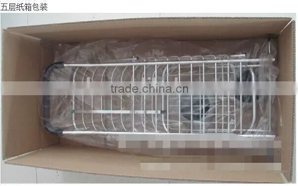 Foldable Wire Mech Shopping Cart RH-FC05 For Aluminum Foldable Shopping Trolley With Two Wheels