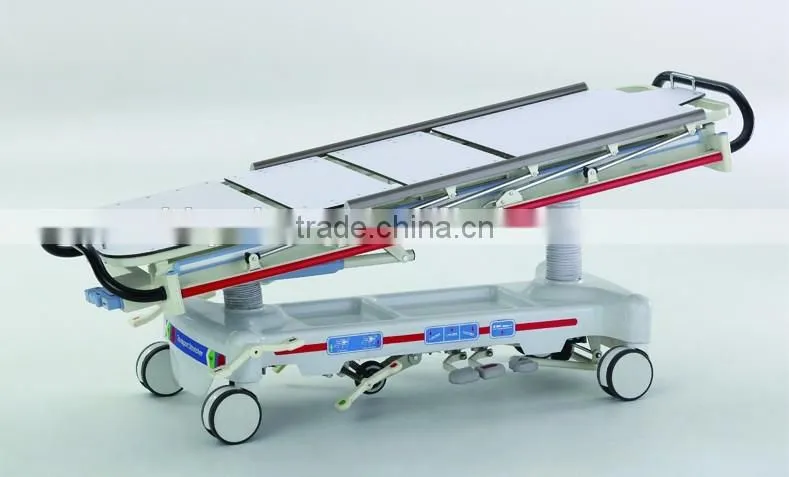 2016 E-8 muli-function hydraulic stretcher, medical stretcher, icu stretcher, hospital stretcher prices