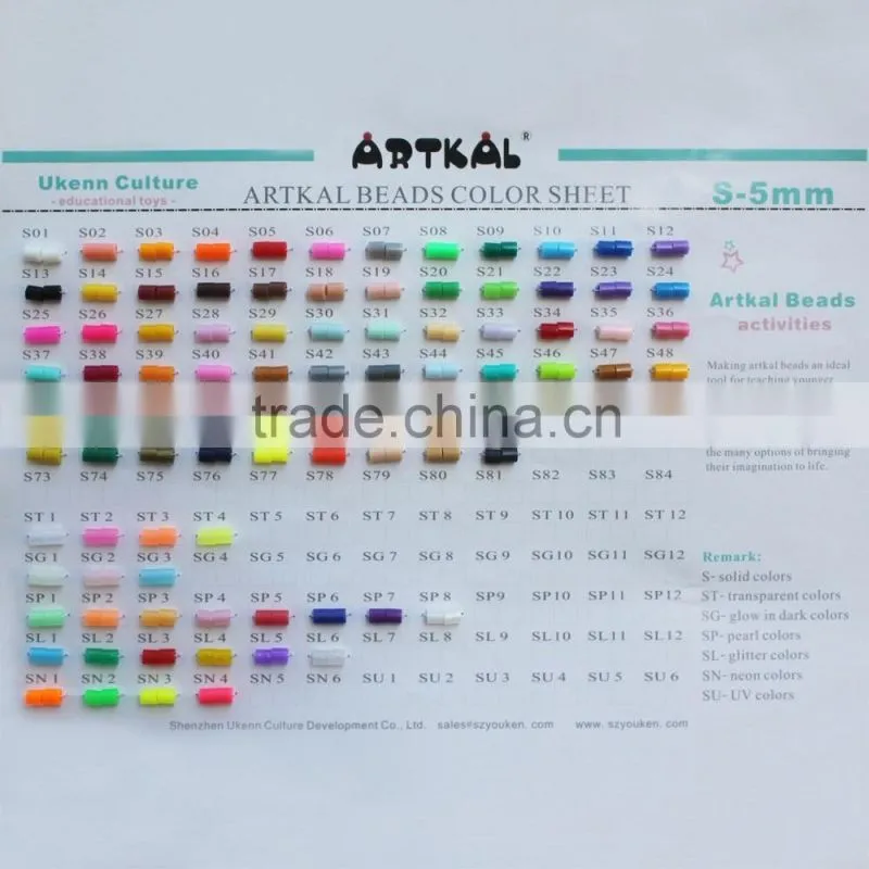 perler bead S23 S-5mm artkal beads for education toys best gift for girls
