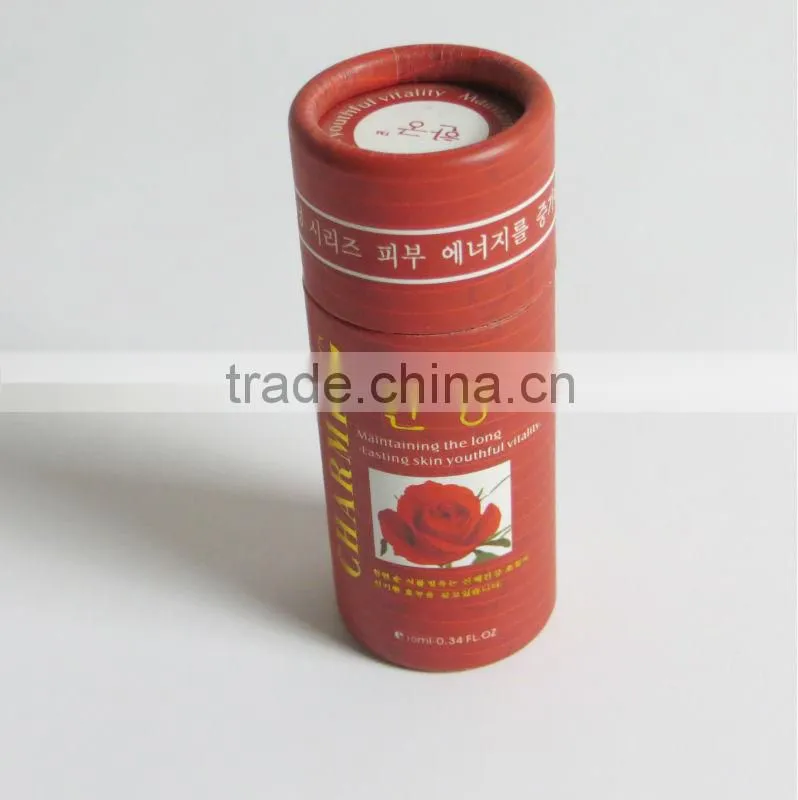 2014 new design cute paper lipstick tube packaging with lid wholesale