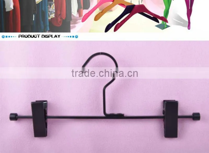 metal trousers big clip hangers with hook